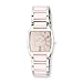Ladies Chisel Pink Ceramic Square Dial Watch title=