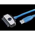 Xystec Festplatten-Adapter SATA auf USB3.0 mit OneTouch-Backup