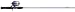 Shakespeare Two-Piece Medium Action Spectrum Spincast Combo (5-Feet 6-Inch, Colors May Vary)