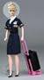 Continental Flight Attendant Doll
