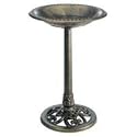 Gardman BA01281 Antique Bronze Pedestal RESIN Bird Bath