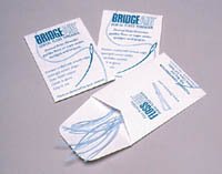 Image of TDPS Threader Dental Floss Bridgeaid 1000 Per Box by Floss Aid Corp -Part no....