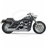 DG HARD KROME 2 INTO 1 SIDEBURNERS EXHAUST HON #442440 442440