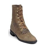 Justin Ladies' 8 'Bay Apache' Lace-R Boots - Brown Distressed by Justin Boots