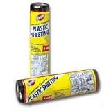 3 Mil Plastic Black Poly Film, 10 x 25'