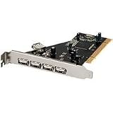 Digital Data equip USB 2.0 PCI Schnittstellenkarte NEC-Chip Controller PCI - 4 x USB2.0 - A/Buchse extern + 1 x USB intern