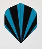 5 Sets - BLUE STRIPES - Hard Poly flights