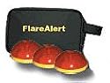 3 FlareAlert LED Emergency Beacon Flares with Storage Bag