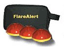 3 FlareAlert LED Emergency Beacon Flares with Storage Bag
