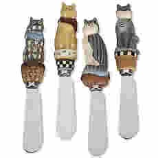 Debbie Mumm Canape or Cheese Spreaders: Cats