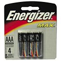 Energizer Battery AAA - 4 Pack Alkaline Max Power