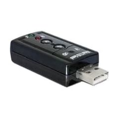 USB Sound Adapter 7.1 - DeLock -Virtual 7.1 Sound - Xear 3D Sound - mit Funktionstasten - zus�tlicher Soundadapter - ideal f�r Skype