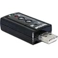 USB Sound Adapter 7.1 - DeLock -Virtual 7.1 Sound - Xear 3D Sound - mit Funktionstasten - zus�tlicher Soundadapter - ideal f�r Skype