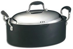 Anolon Advanced - 8 Qt. Covered Oval Pasta Etc. Pot