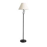 Textured Bronze-Finish Floor Lamp