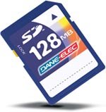 SECURE DIGITAL CARD 128MB 5-PACK