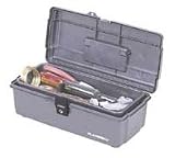 Flambeau 14800 - Grey Plastic Tool Box 14-1/2 W x 7-1/2 D x 5-1/4 H - Flambeau - 14800