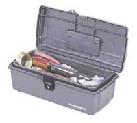 Flambeau 14800 - Grey Plastic Tool Box 14-1/2 W x 7-1/2 D x 5-1/4 H - Flambeau - 14800