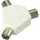 Coaxial Y Splitter (Blister Packed) (5 pack)