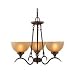 Boston Harbor S-12-3c Noble Bronze 3 Light Chandelier