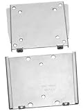 Omnimount QM100 F Small Flat Panel Fixed Wall Mount (Platinum)