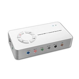 GWC Technologies AA1570 External USB 7.1 Channel Sound Box in Retail Package