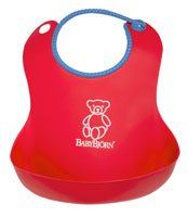 Childrens Toyshop  Toys : BABYBJÖRN® Soft Bib Bright Red