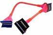 Cable, Rounded, UV Red, ATA 133, 2-device, PVC Jacket, 24"
