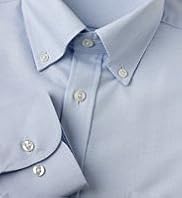 2" Longer Pure Cotton Button-Down Collar Oxford Shirt