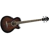 Ibanez AEB10E Acoustic-Electric Bass Guitar with Onboard Tuner (Dark Violin Sunburst)
