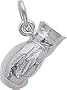 Rembrandt Charms Boxing Charm, Sterling Silver