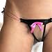Sexy Black Crotchless Panties