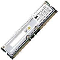 128MB PC800 184 pin RDRAM RIMM ECC 8 device (AIO)