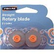 Fiskars Rotary Trimmer Replacement Blades Straight 2Package