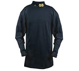 Michigan Wolverines Navy Closeout NCAA Mock Neck Shirt