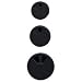 Master Caster Grommet, 2-3/8" Diameter, Adjustable Openings, Black