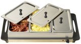 Review The Helman Group BCD-996 / The Helman Group BCD-996 Stainless-Steel 3-Section Buffet and Warming Tray