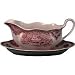OLD BRITAIN CASTLES PINK GRAVY BOAT
