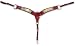Sporting Goods : 2 3/4" Breast Collar with Hair Inset and Dots (Chestnut)