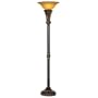 Old River Canoe Torchiere Floor Lamp