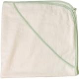 Under the Nile Organic Cotton Hooded Towel with Sage Trim