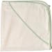 Under the Nile Organic Cotton Hooded Towel with Sage Trim