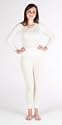 Womens Thermal Underwear Sets Long Sleeve Vest and Long Jane