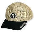 Straw Cap Straw Cap w/Solid Brim, Black