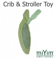 MiYim Organic Cotton Crib/Stroller Toy - Peas in a Pod