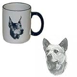 Australian Cattle Dog Country Mug, Porcelain by Rosalinde (12 oz.)