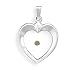 Heart Pendant with Mustard Seed