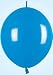 Mayflower Balloons 30623 6 Inch Link-O-Loon Fashion Blue Latex Pack Of 100