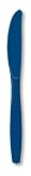 Navy Plastic Knifes 24 pc.