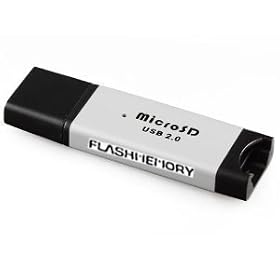 USB Reader for Micro SD Cards - USB 1.0 / 2.0 Adapter Supports up to 32Gb Micro SDHC
